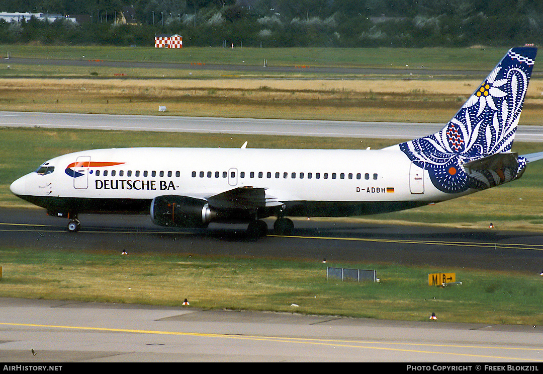 Aircraft Photo of D-ADBH | Boeing 737-3L9 | Deutsche BA | AirHistory.net #362018