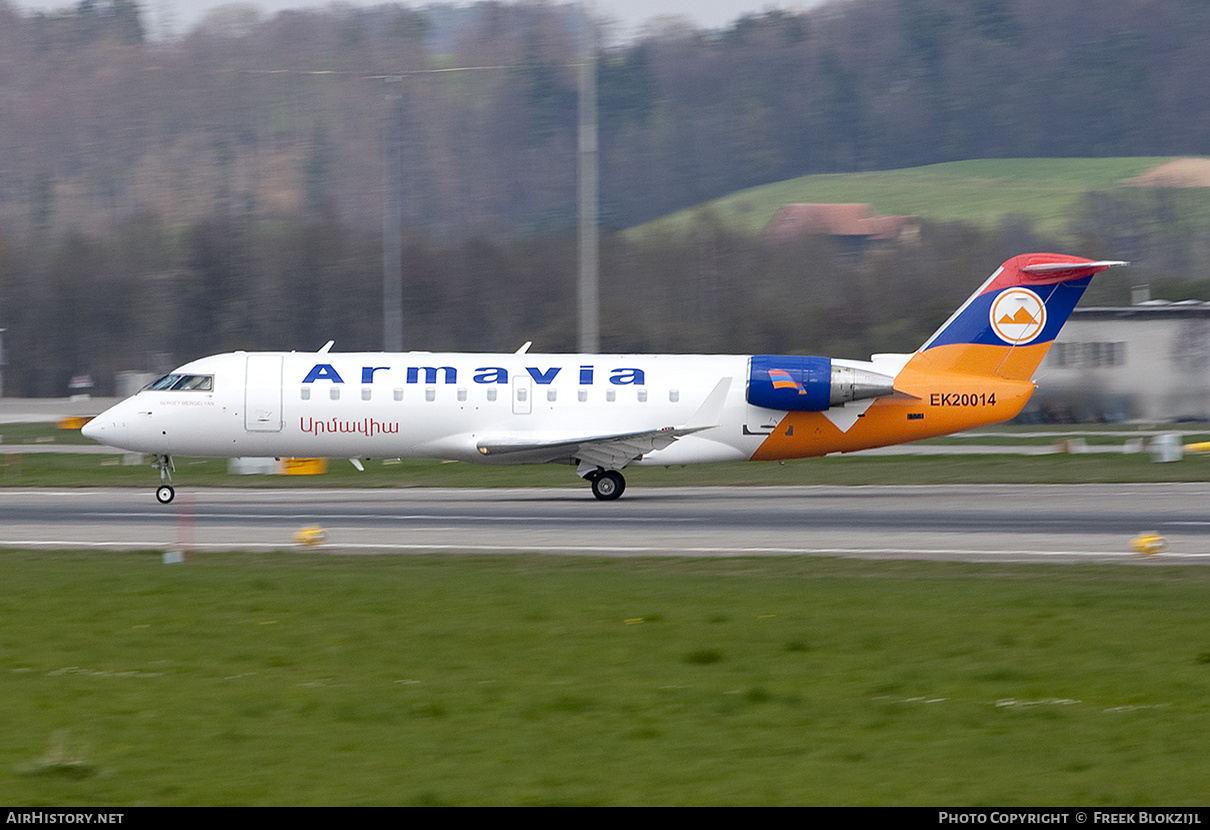 Aircraft Photo of EK20014 | Bombardier CRJ-200LR (CL-600-2B19) | Armavia | AirHistory.net #362019