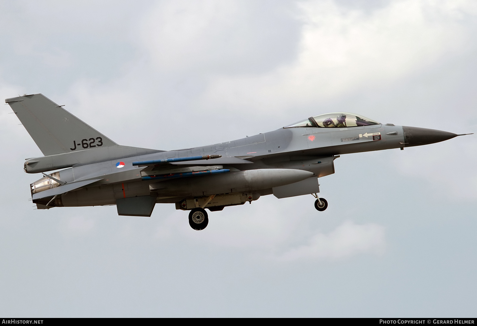 Aircraft Photo of J-623 | General Dynamics F-16AM Fighting Falcon | Netherlands - Air Force | AirHistory.net #362029