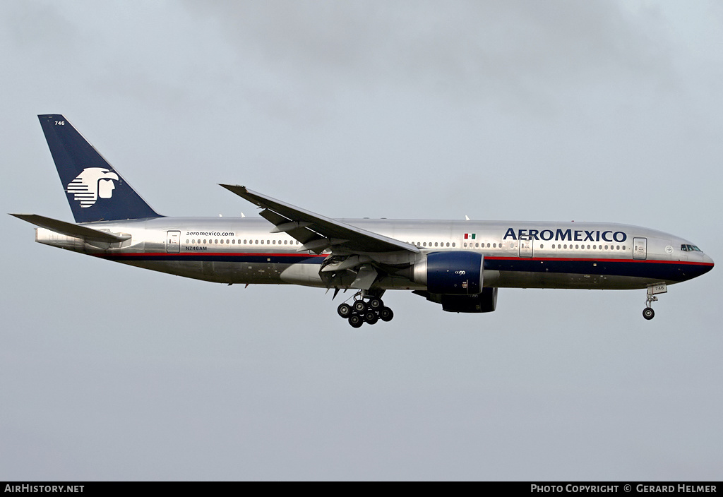 Aircraft Photo of N746AM | Boeing 777-2Q8/ER | AeroMéxico | AirHistory.net #362038