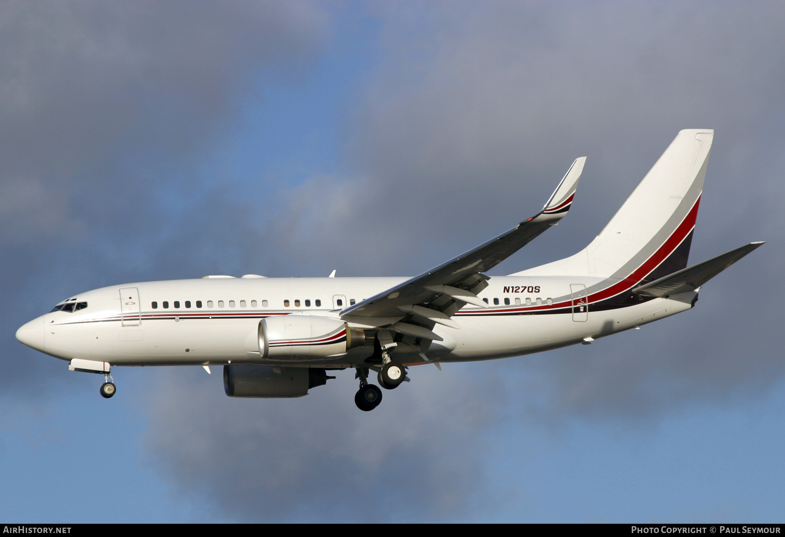 Aircraft Photo of N127QS | Boeing 737-7BC BBJ | AirHistory.net #362040