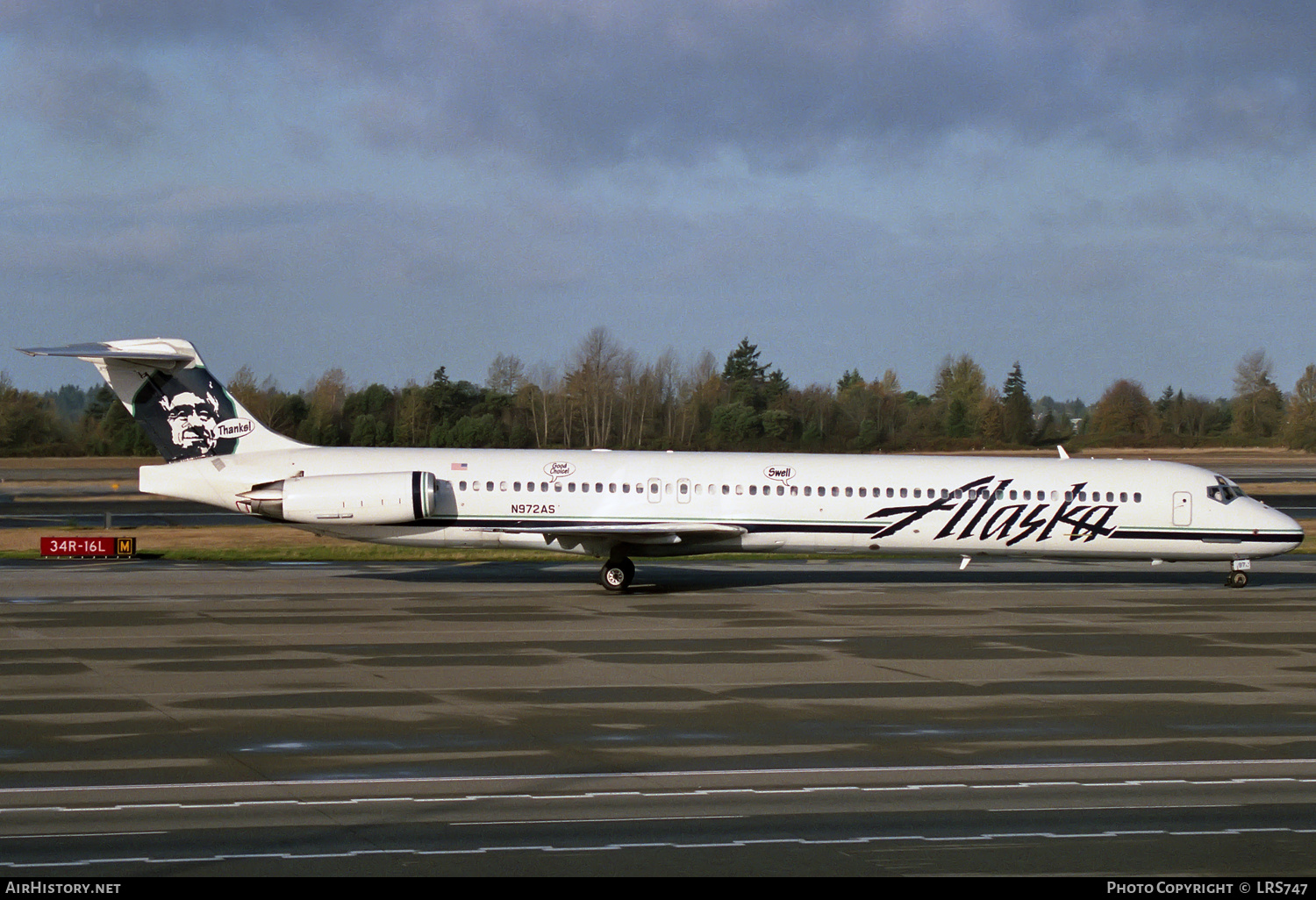 Aircraft Photo of N972AS | McDonnell Douglas MD-83 (DC-9-83) | Alaska Airlines | AirHistory.net #362056