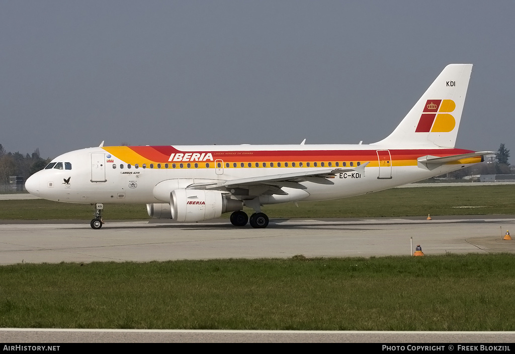 Aircraft Photo of EC-KDI | Airbus A319-111 | Iberia | AirHistory.net #362057