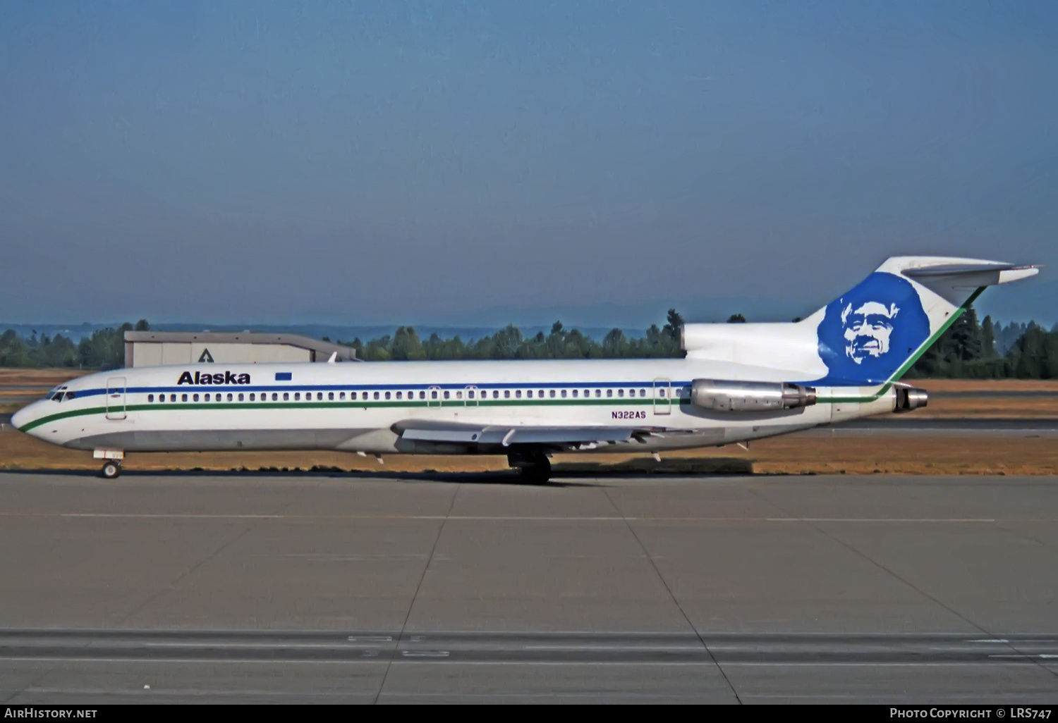 Aircraft Photo of N322AS | Boeing 727-227/Adv | Alaska Airlines | AirHistory.net #362062