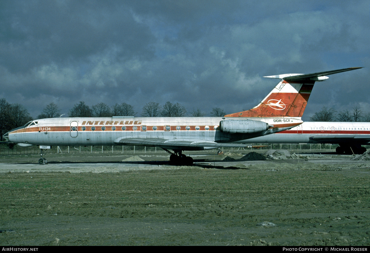 Aircraft Photo of DDR-SCF | Tupolev Tu-134K | Interflug | AirHistory.net #362064