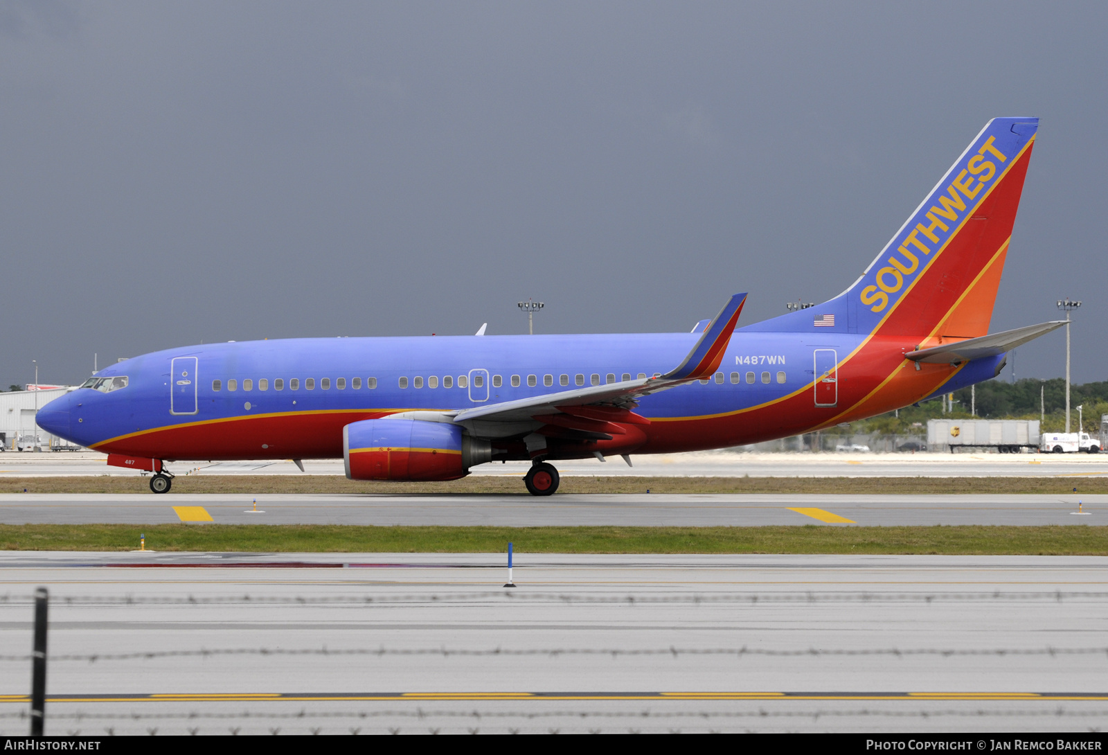 Aircraft Photo of N487WN | Boeing 737-7H4 | Southwest Airlines | AirHistory.net #362073