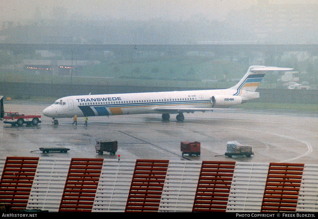Aircraft Photo of SE-DHN | McDonnell Douglas MD-83 (DC-9-83) | Transwede Airways | AirHistory.net #362097