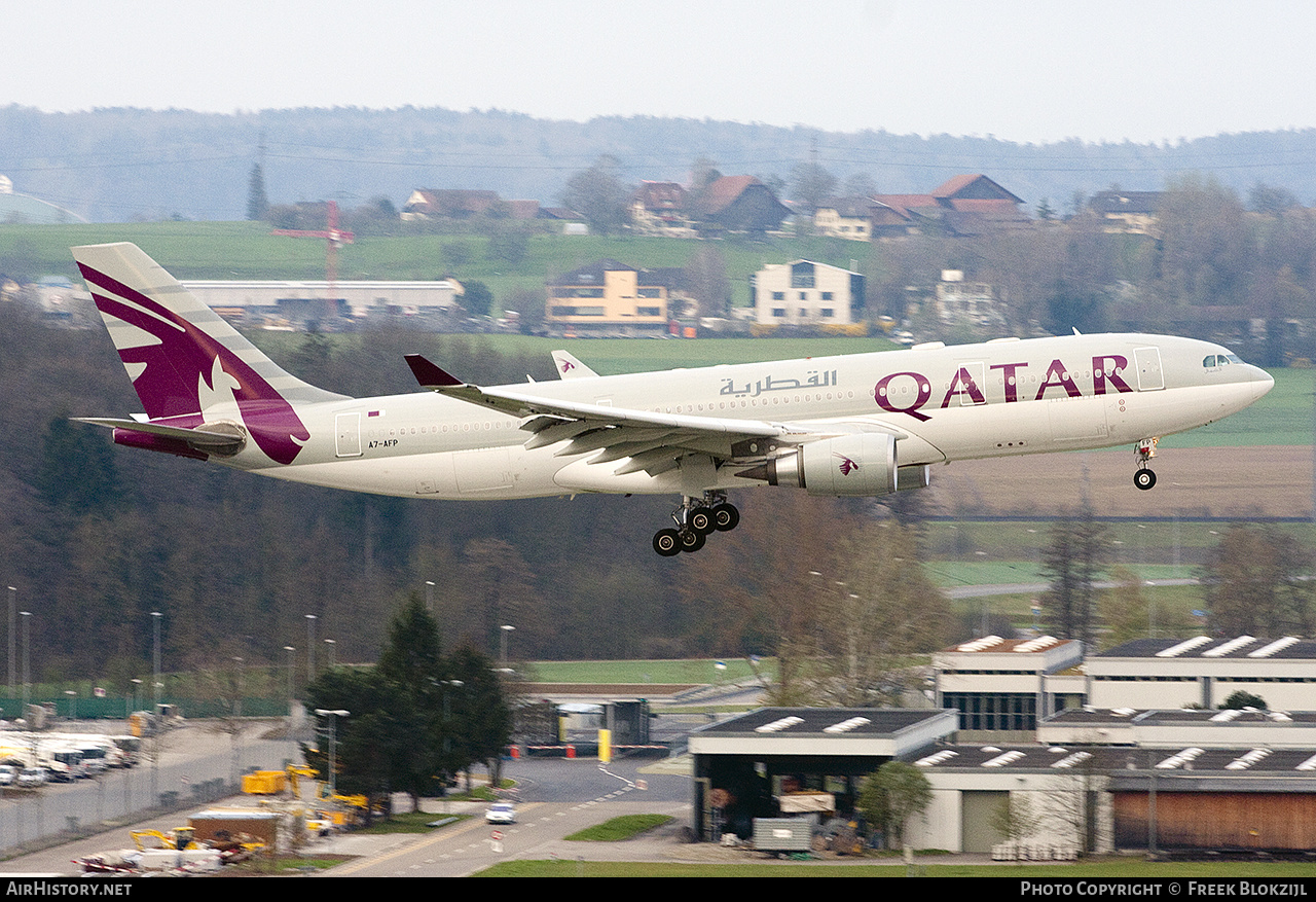 Aircraft Photo of A7-AFP | Airbus A330-203 | Qatar Airways | AirHistory.net #362114