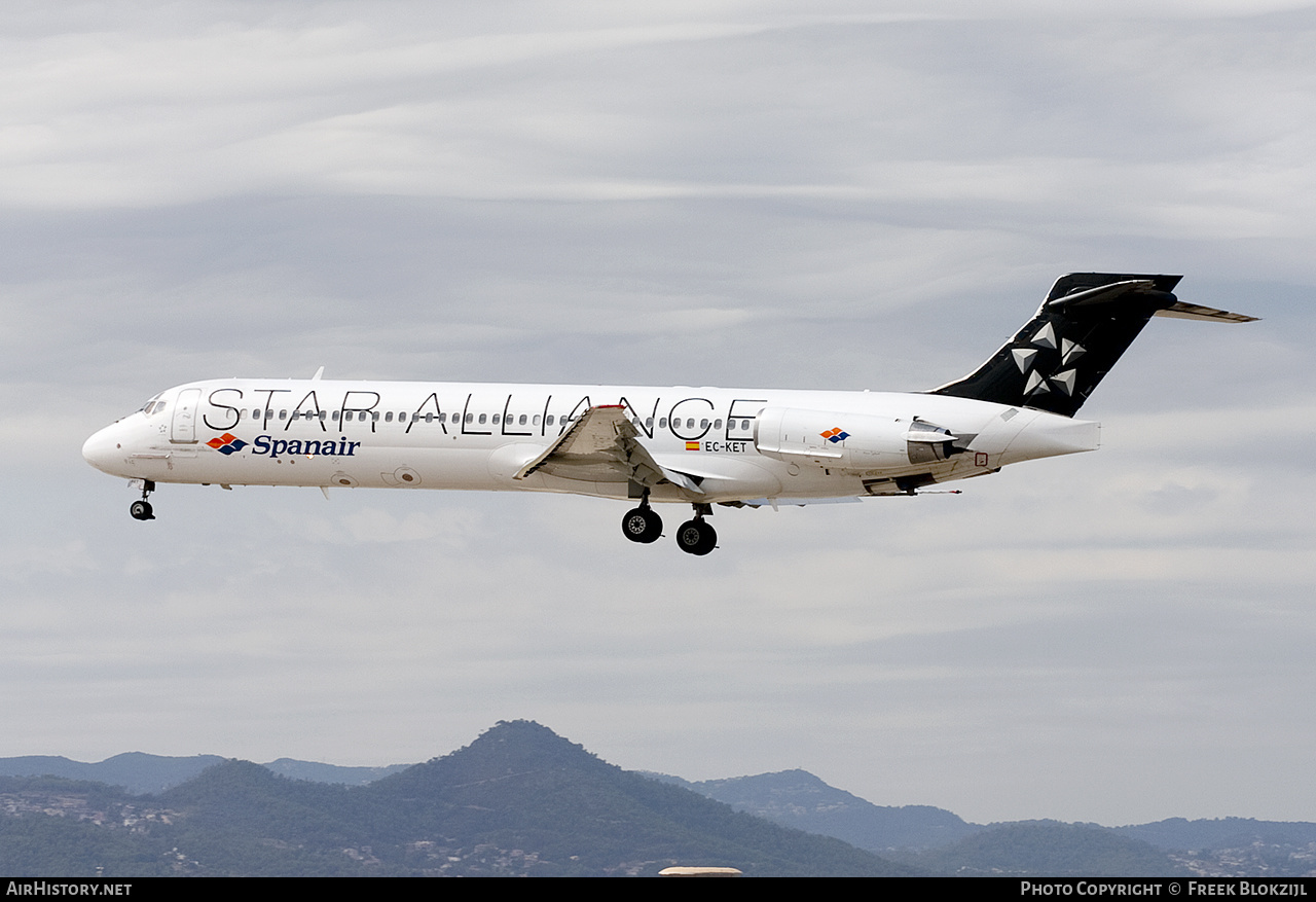 Aircraft Photo of EC-KET | McDonnell Douglas MD-87 (DC-9-87) | Spanair | AirHistory.net #362159