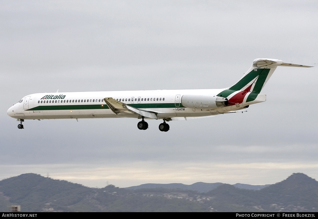 Aircraft Photo of I-DATM | McDonnell Douglas MD-82 (DC-9-82) | Alitalia | AirHistory.net #362175