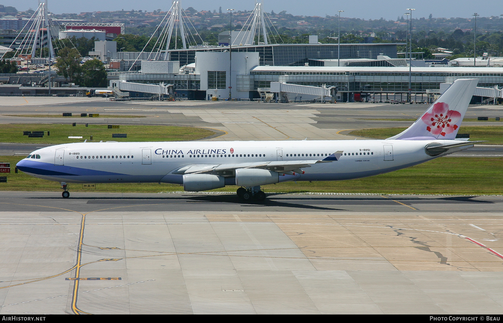 Aircraft Photo of B-18851 | Airbus A340-313X | China Airlines | AirHistory.net #362178