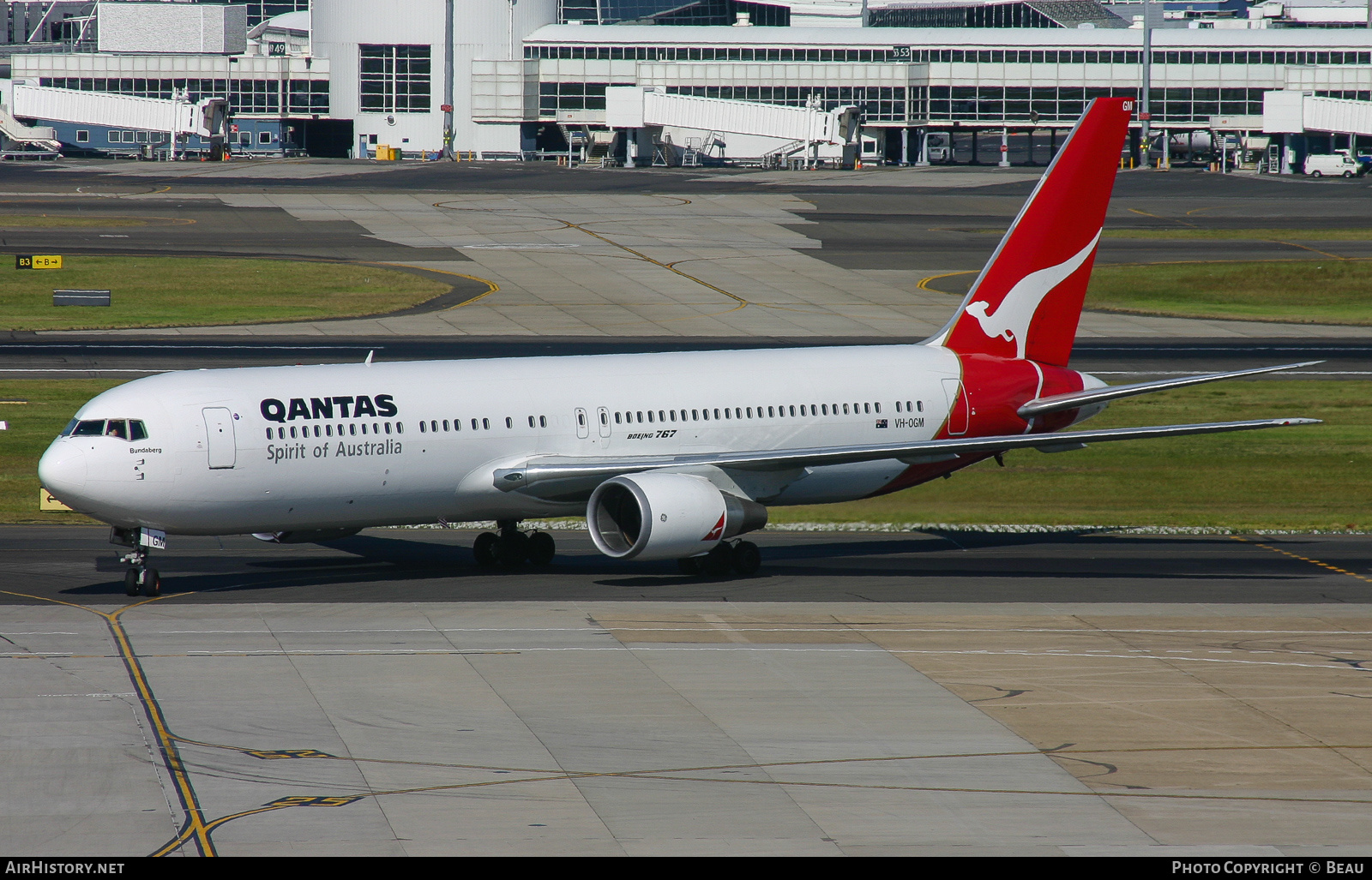 Aircraft Photo of VH-OGM | Boeing 767-338/ER | Qantas | AirHistory.net #362189