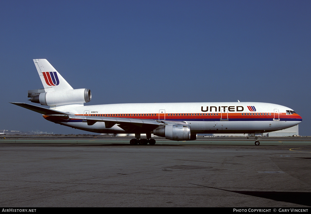 Aircraft Photo of N1807U | McDonnell Douglas DC-10-10 | United Airlines | AirHistory.net #362205