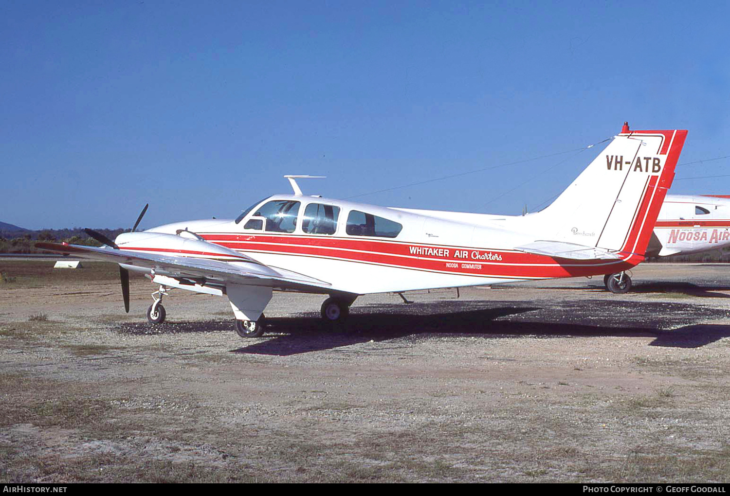 Aircraft Photo of VH-ATB | Beech C55 Baron (95-C55) | Whitaker Air Charters | AirHistory.net #362217