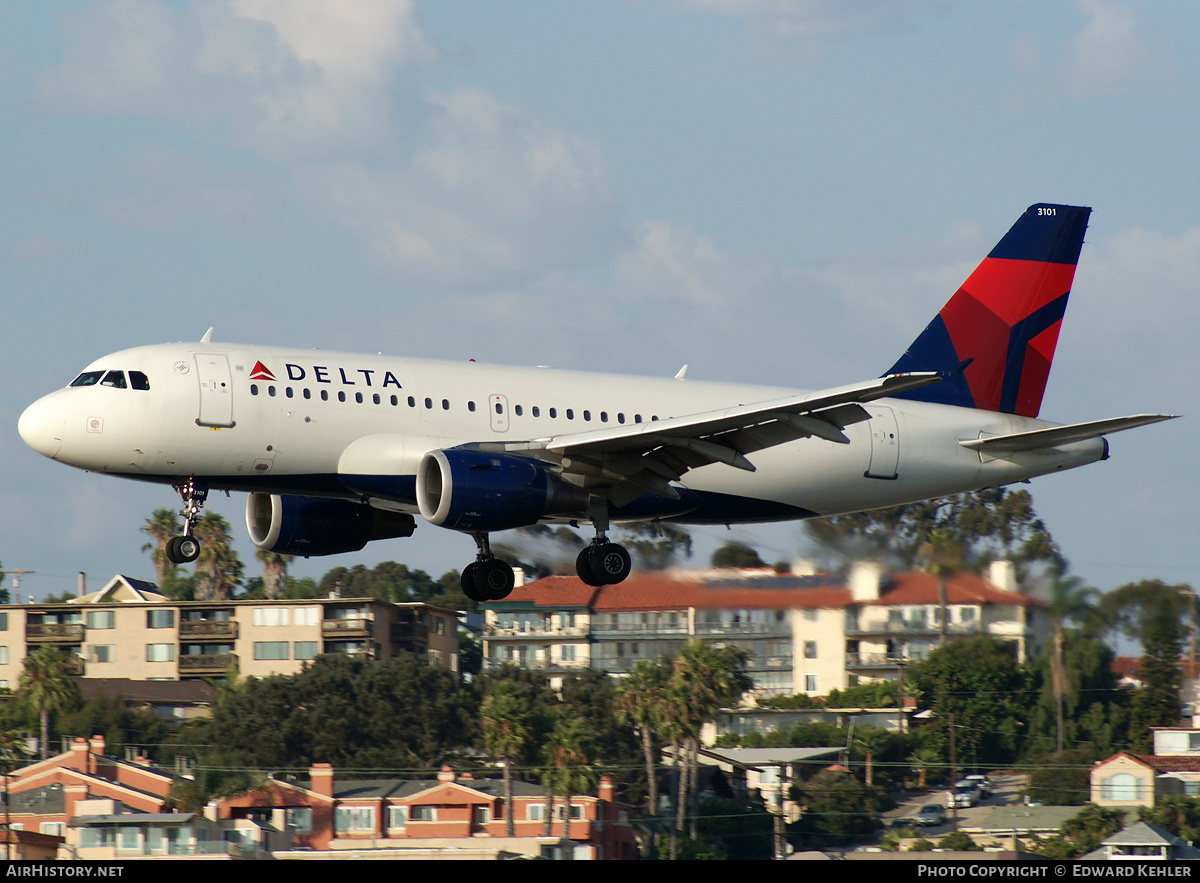 Aircraft Photo of N301NB | Airbus A319-114 | Delta Air Lines | AirHistory.net #362228