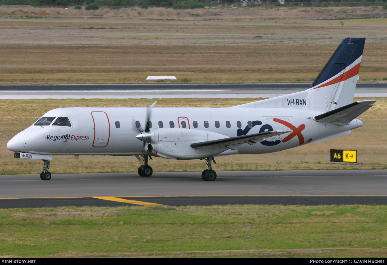 Aircraft Photo of VH-RXN | Saab 340B | REX - Regional Express | AirHistory.net #362241