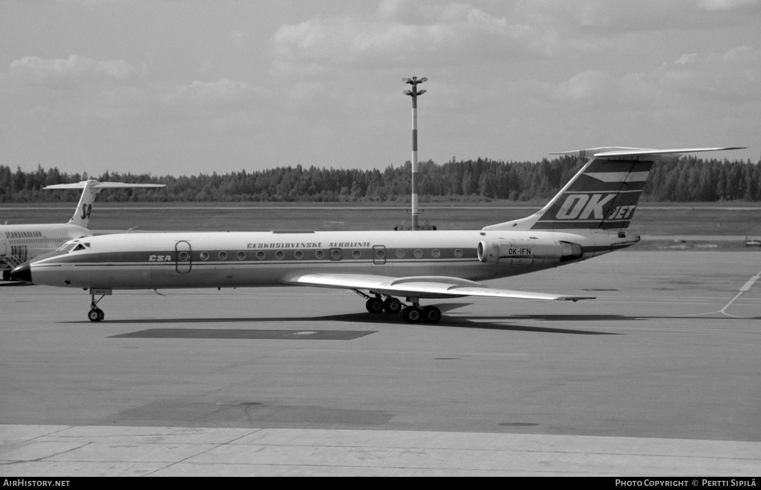 Aircraft Photo of OK-IFN | Tupolev Tu-134A | ČSA - Československé Aerolinie - Czechoslovak Airlines | AirHistory.net #362243