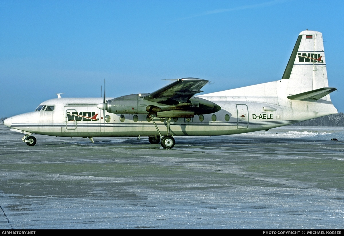 Aircraft Photo of D-AELE | Fokker F27-600 Friendship | WDL Aviation | AirHistory.net #362249