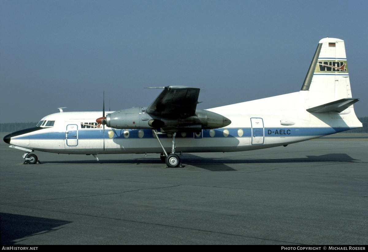 Aircraft Photo of D-AELC | Fokker F27-600 Friendship | WDL Aviation | AirHistory.net #362251