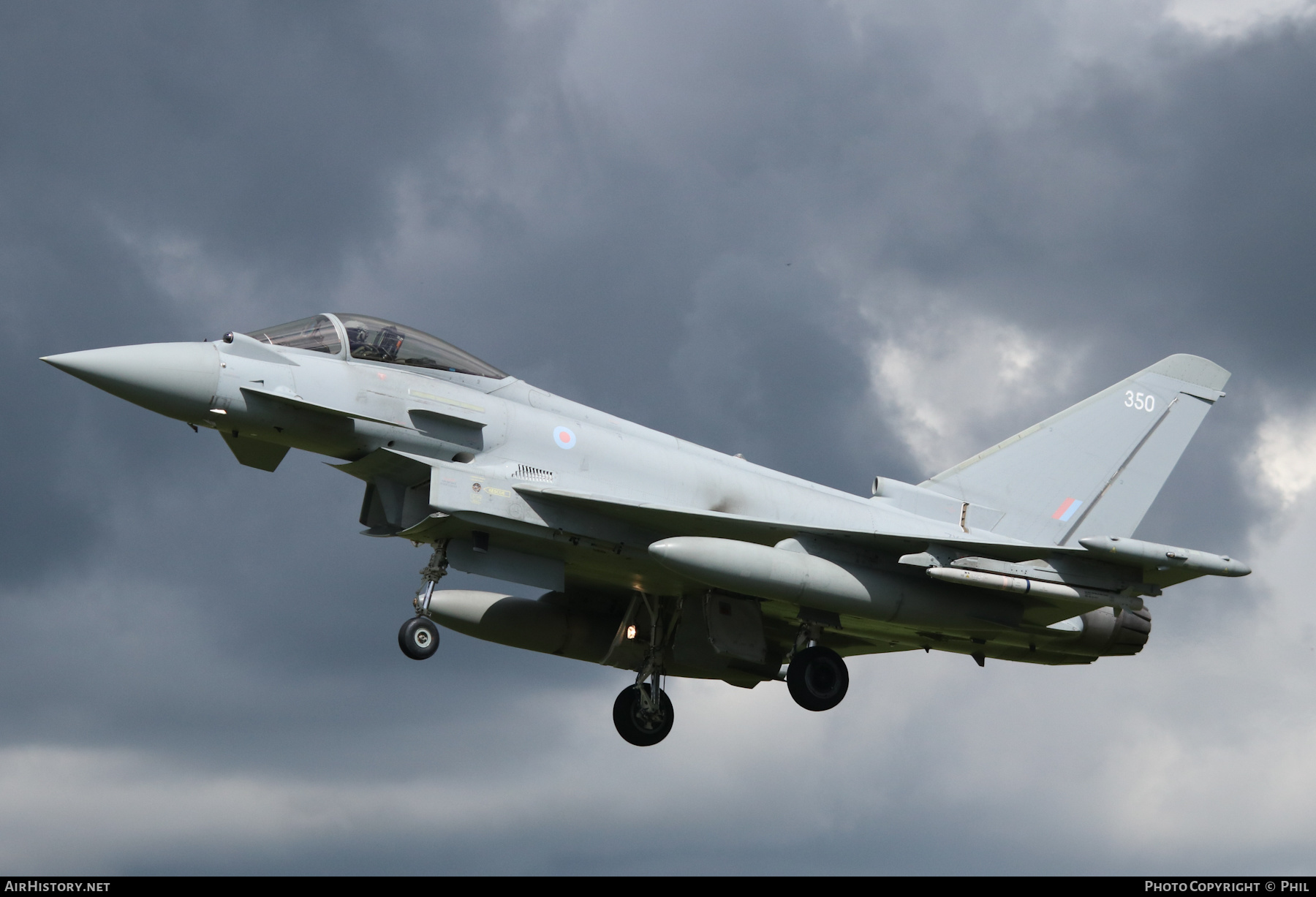 Aircraft Photo of ZK350 | Eurofighter EF-2000 Typhoon FGR4 | UK - Air Force | AirHistory.net #362256