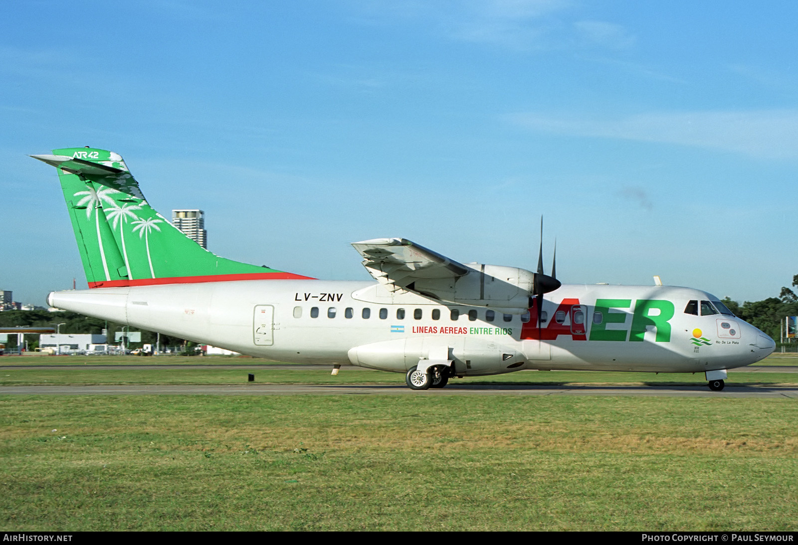 Aircraft Photo of LV-ZNV | ATR ATR-42-320 | LAER - Línea Aérea de Entre Ríos | AirHistory.net #362264