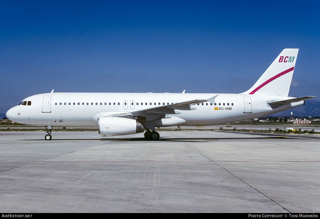 Aircraft Photo of EC-GNB | Airbus A320-231 | BCM Airlines | AirHistory.net #362266