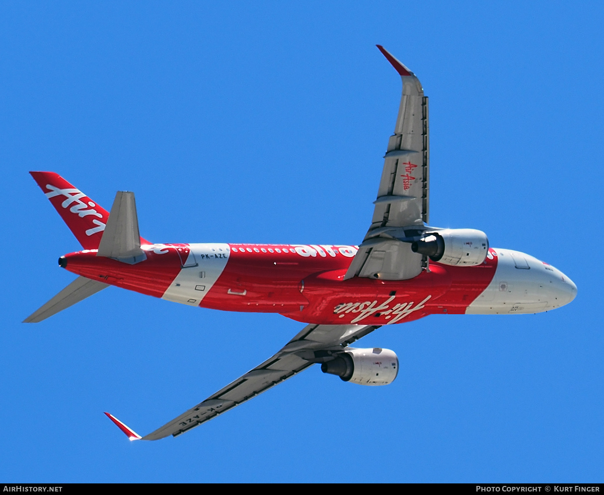 Aircraft Photo of PK-AZE | Airbus A320-216 | AirAsia | AirHistory.net #362296
