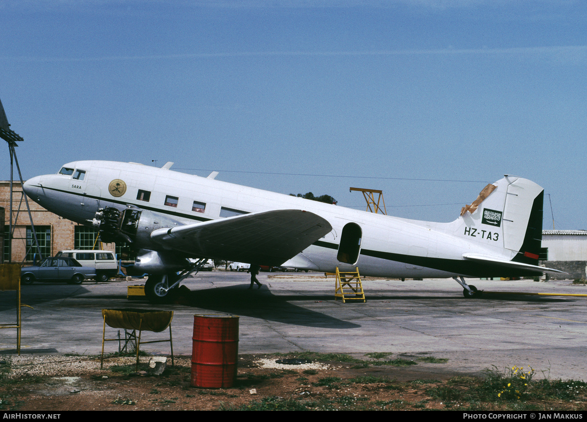 Aircraft Photo of HZ-TA3 | Douglas DC-3(C) | House of Saud | AirHistory.net #362300