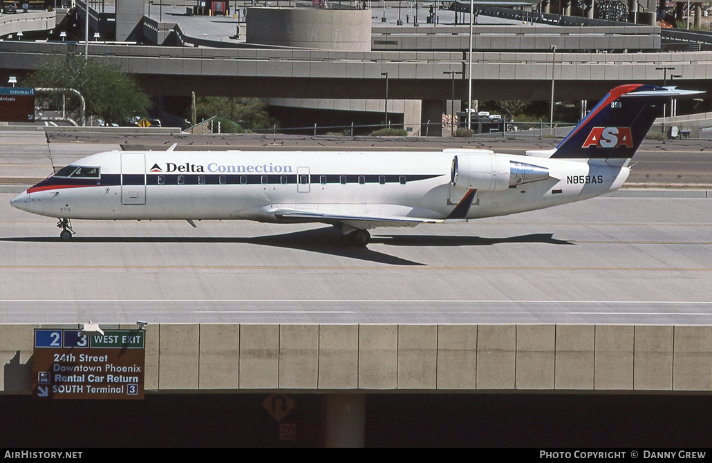 Aircraft Photo of N859AS | Bombardier CRJ-200ER (CL-600-2B19) | Delta Connection | AirHistory.net #362307