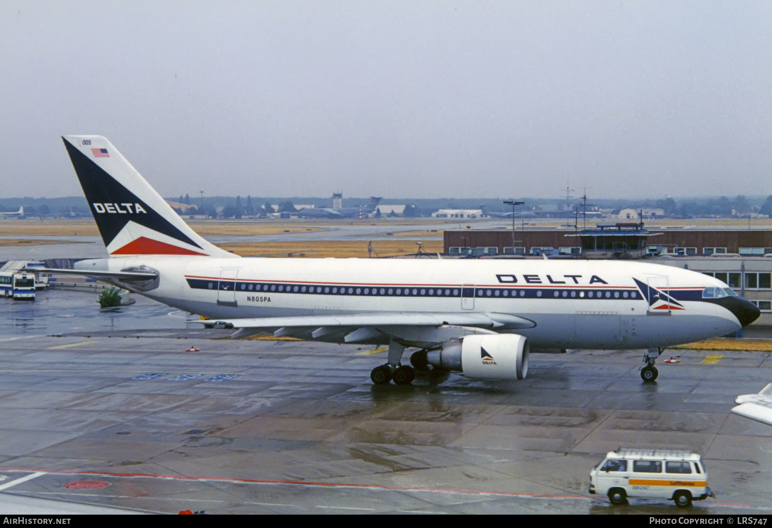 Aircraft Photo of N805PA | Airbus A310-222 | Delta Air Lines | AirHistory.net #362318