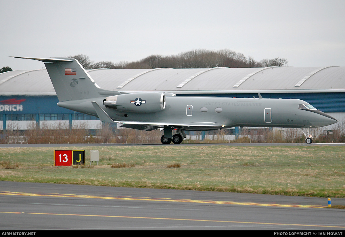 Aircraft Photo of 165153 / 5153 | Gulfstream Aerospace C-20G Gulfstream IV (G-IV) | USA - Marines | AirHistory.net #362334