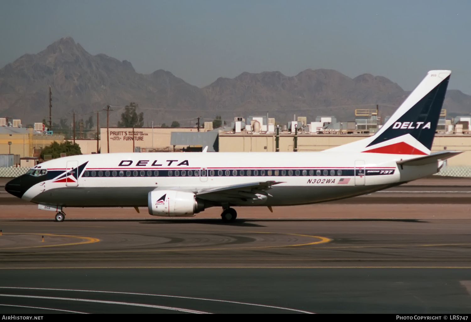 Aircraft Photo of N302WA | Boeing 737-347 | Delta Air Lines | AirHistory.net #362337