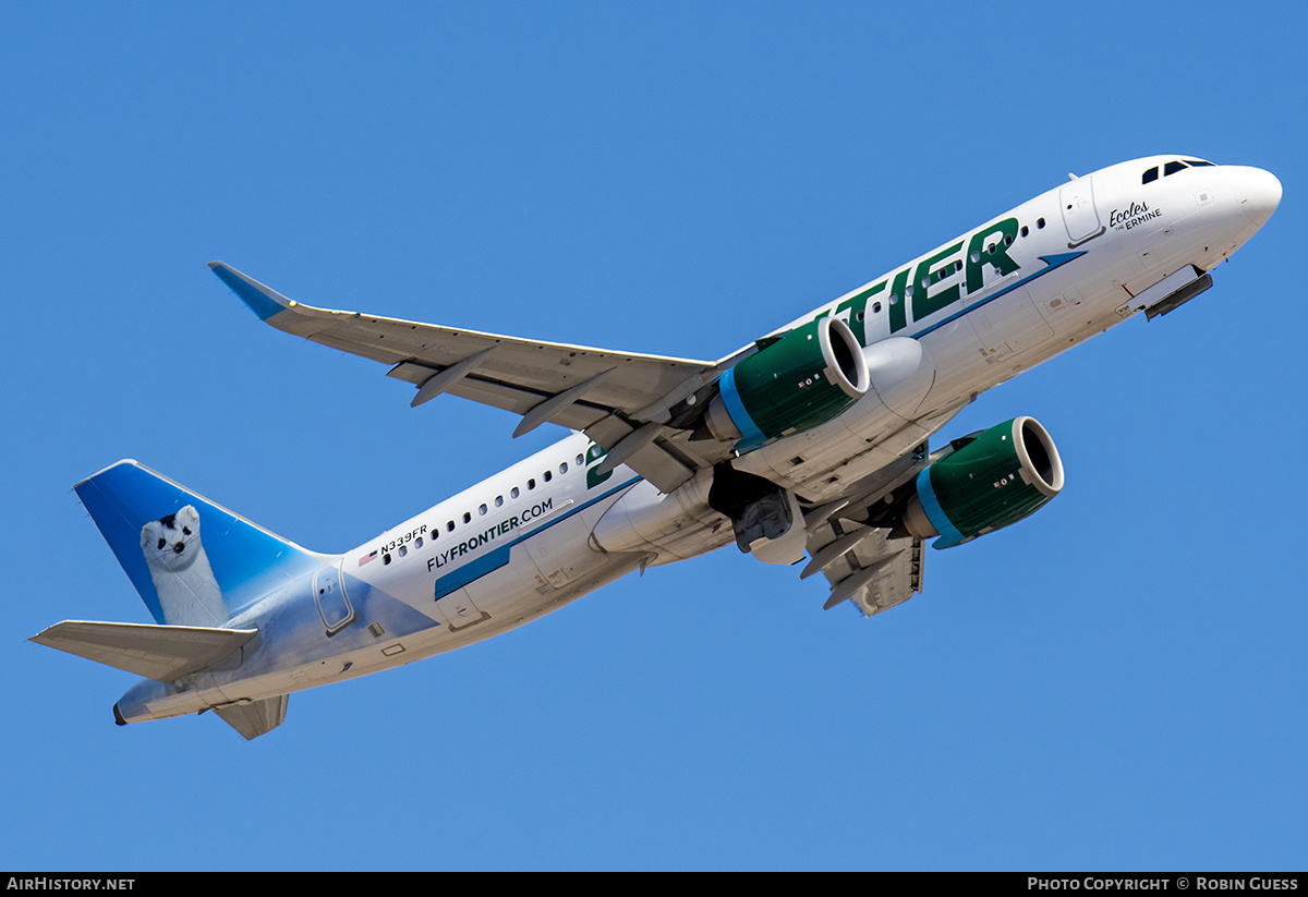 Aircraft Photo of N339FR | Airbus A320-251N | Frontier Airlines | AirHistory.net #362345