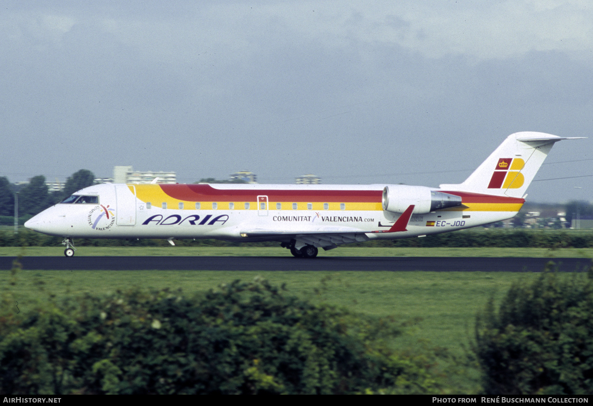 Aircraft Photo of EC-JOD | Bombardier CRJ-200ER (CL-600-2B19) | Iberia Regional | AirHistory.net #362406