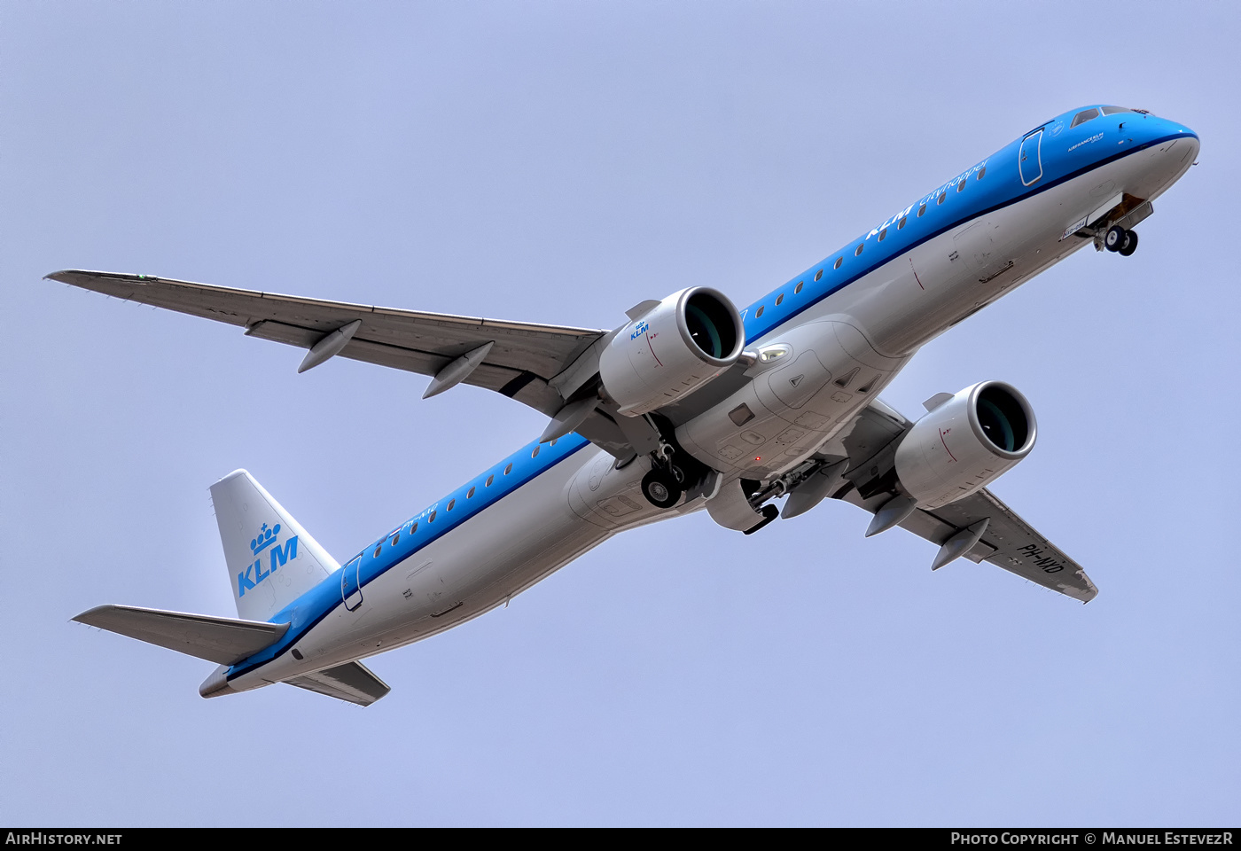 Aircraft Photo of PH-NXD | Embraer 195-E2 (ERJ-190-400) | KLM Cityhopper | AirHistory.net #362411