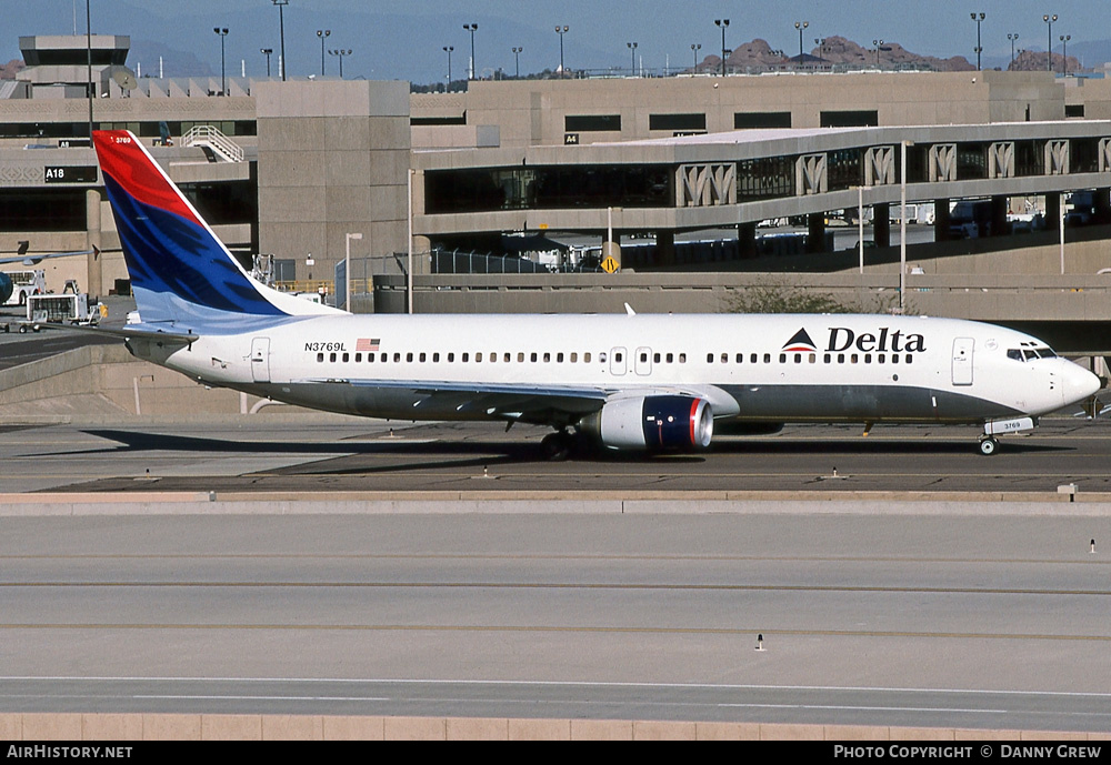 Aircraft Photo of N3769L | Boeing 737-832 | Delta Air Lines | AirHistory.net #362421