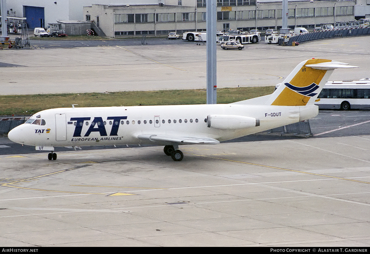Aircraft Photo of F-GDUT | Fokker F28-2000 Fellowship | TAT European Airlines | AirHistory.net #362434