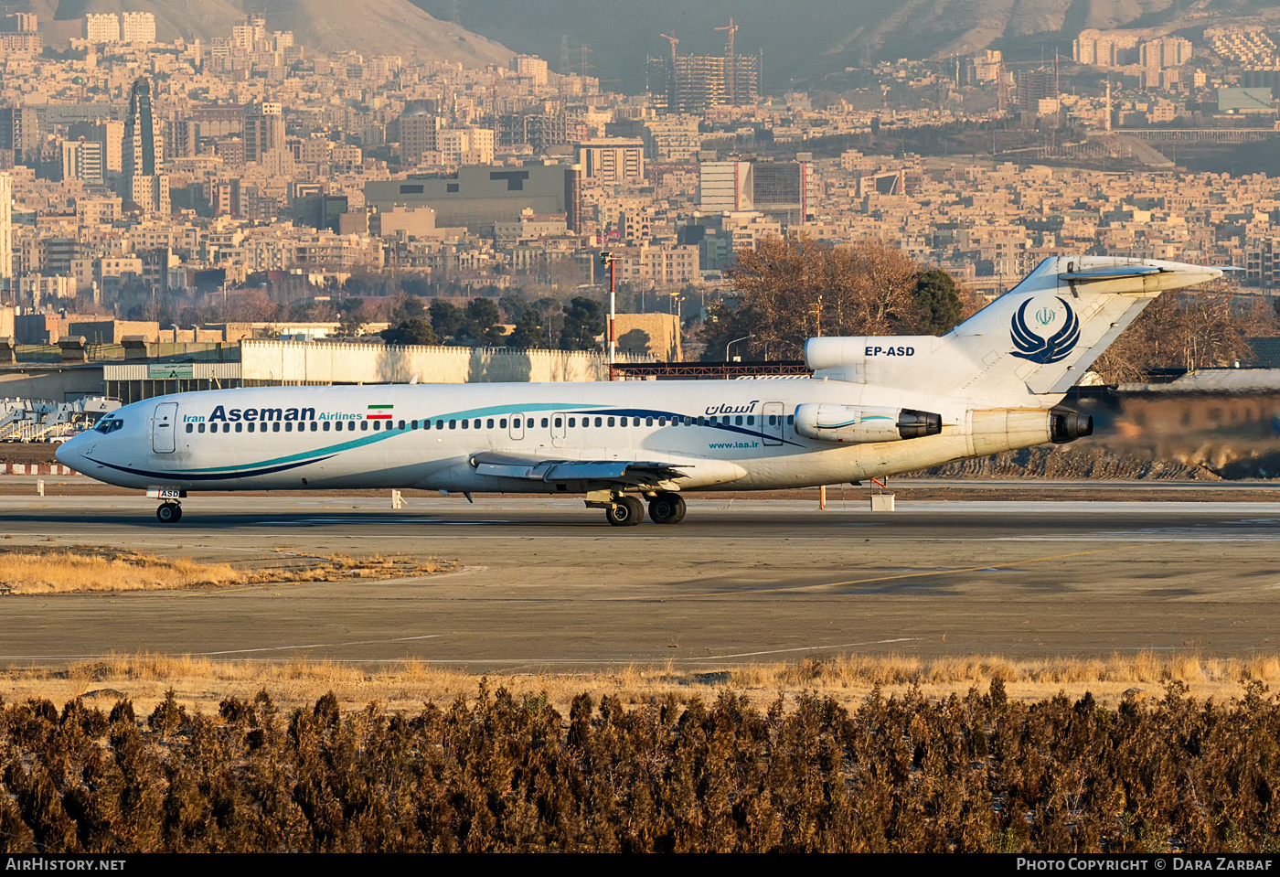 Aircraft Photo of EP-ASD | Boeing 727-228/Adv | Iran Aseman Airlines | AirHistory.net #362508
