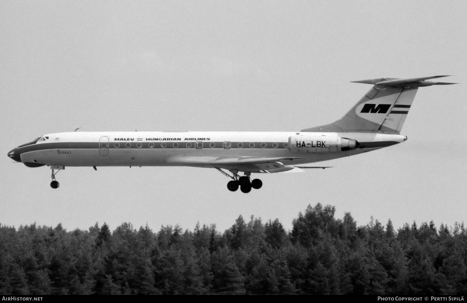 Aircraft Photo of HA-LBK | Tupolev Tu-134A-3 | Malév - Hungarian Airlines | AirHistory.net #362537