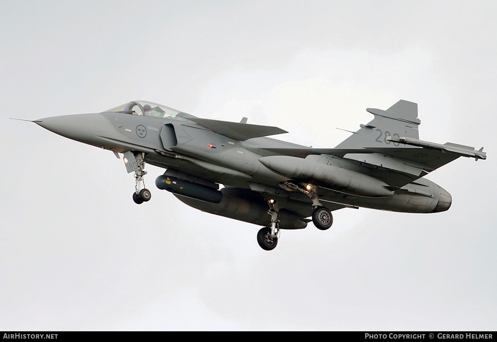 Aircraft Photo of 39280 | Saab JAS 39C Gripen | Sweden - Air Force | AirHistory.net #362556