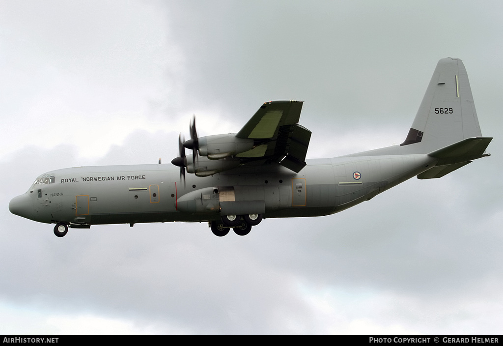 Aircraft Photo of 5629 | Lockheed Martin C-130J-30 Hercules | Norway - Air Force | AirHistory.net #362558