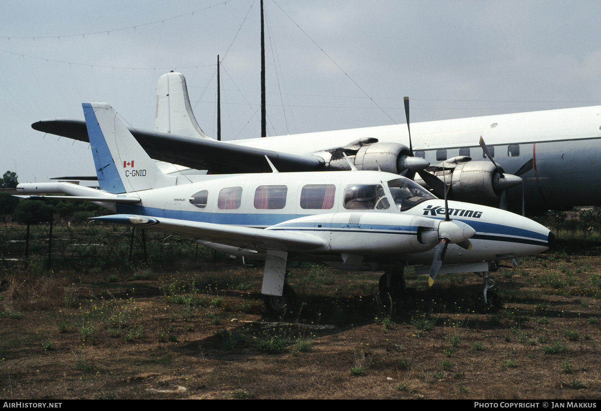 Aircraft Photo of C-GNID | Piper PA-31-310 Turbo Navajo B | Kenting Earth Sciences | AirHistory.net #362567