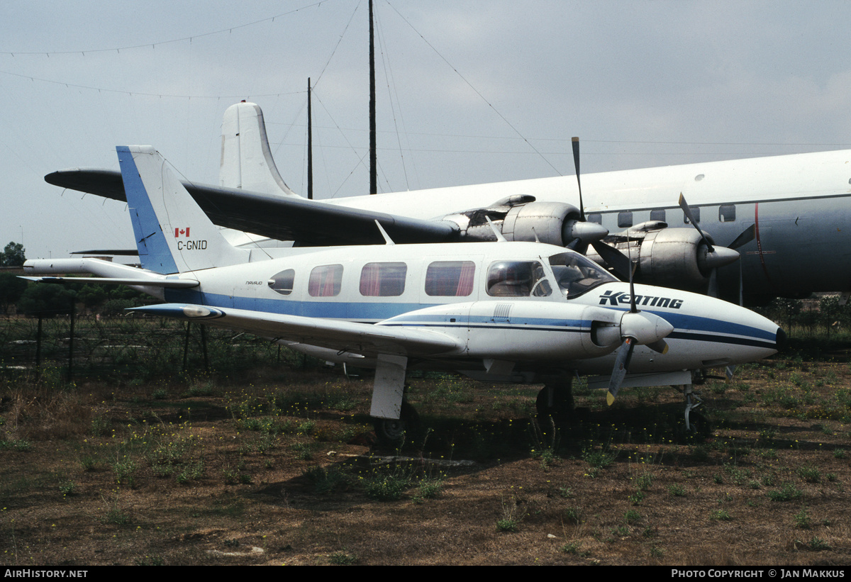 Aircraft Photo of C-GNID | Piper PA-31-310 Navajo B | Kenting Earth Sciences | AirHistory.net #362567