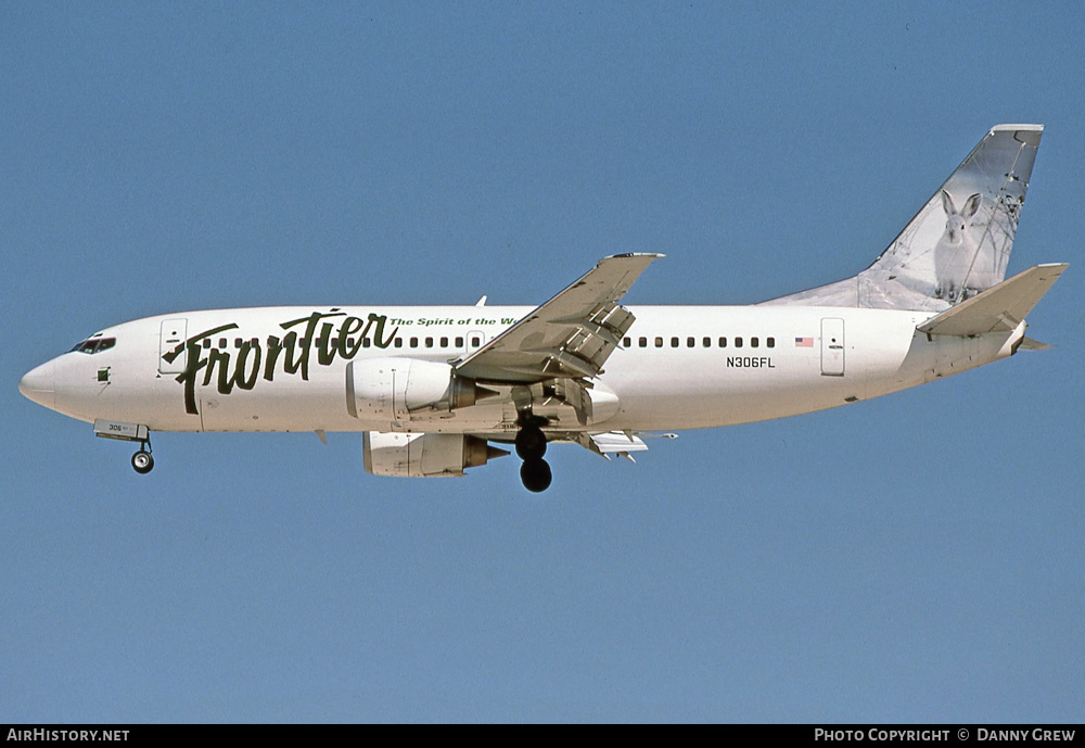 Aircraft Photo of N306FL | Boeing 737-36N | Frontier Airlines | AirHistory.net #362585