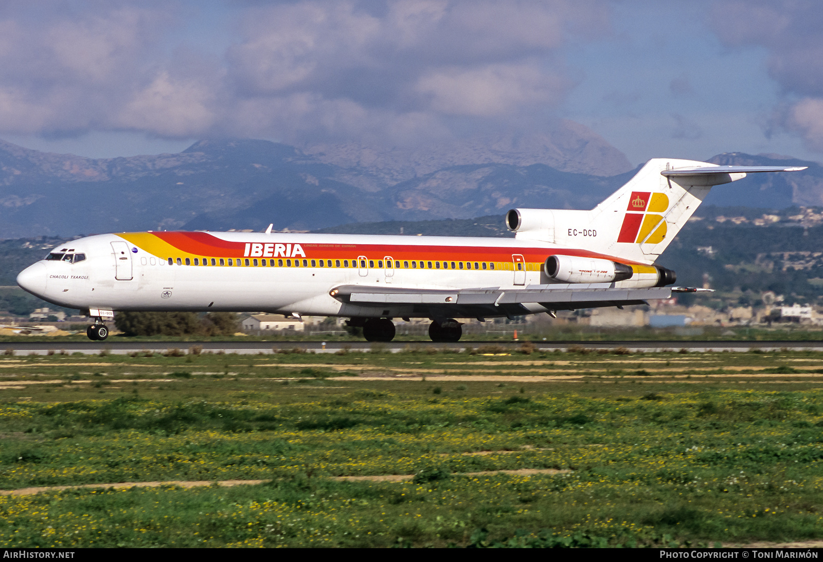 Aircraft Photo of EC-DCD | Boeing 727-256/Adv | Iberia | AirHistory.net #362598
