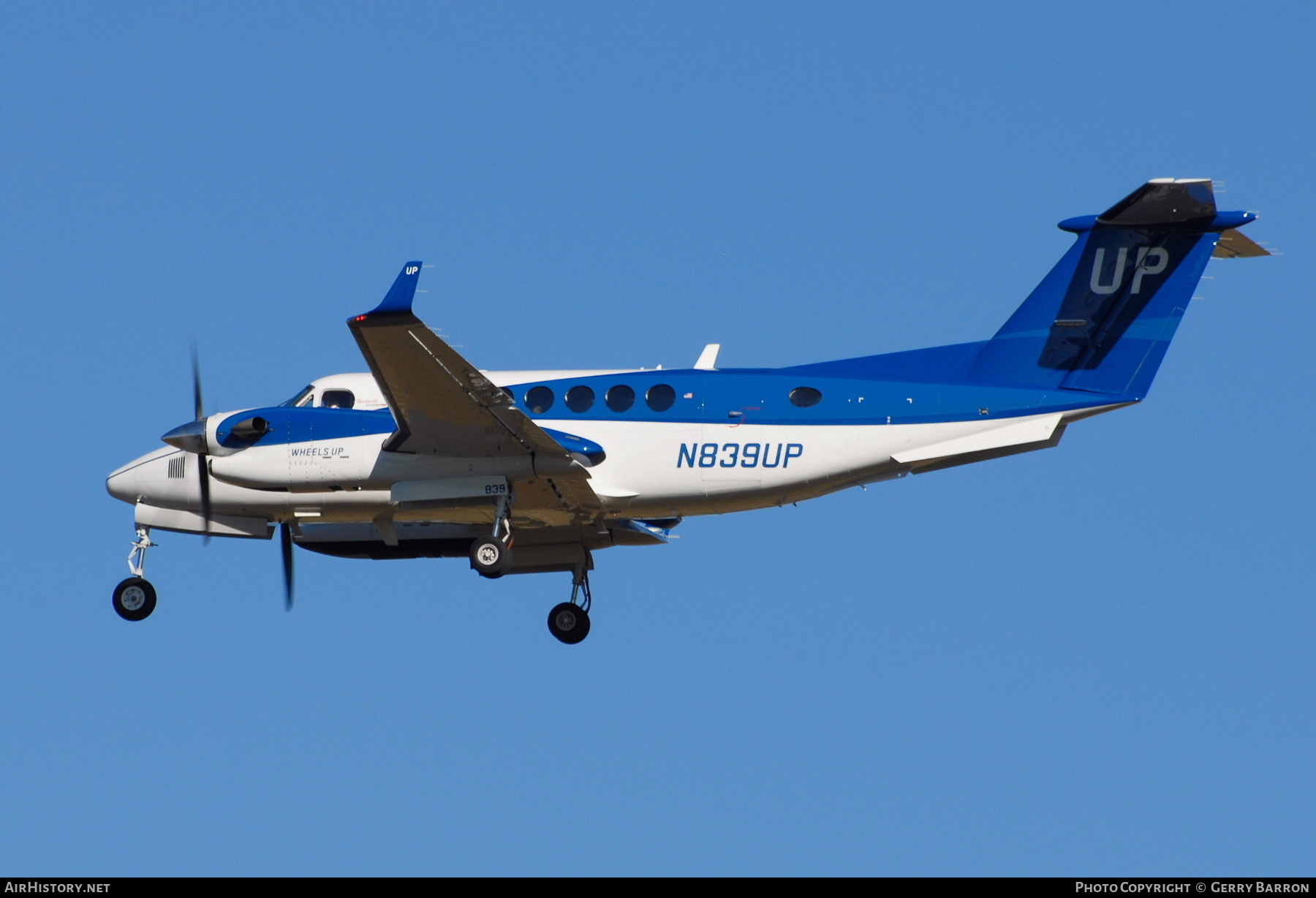 Aircraft Photo of N839UP | Beechcraft 350i King Air (B300) | Wheels Up | AirHistory.net #362600