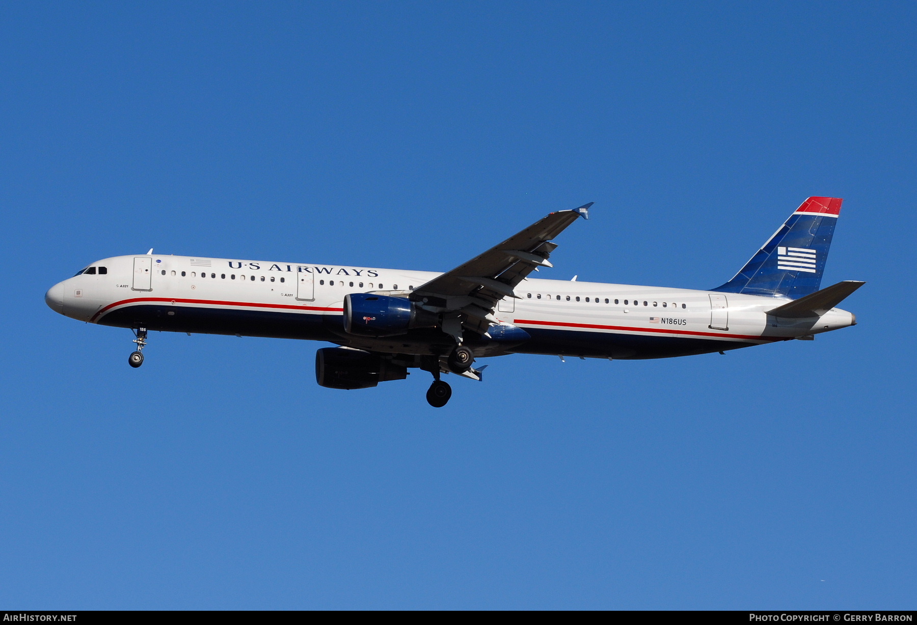 Aircraft Photo of N186US | Airbus A321-211 | US Airways | AirHistory.net #362609