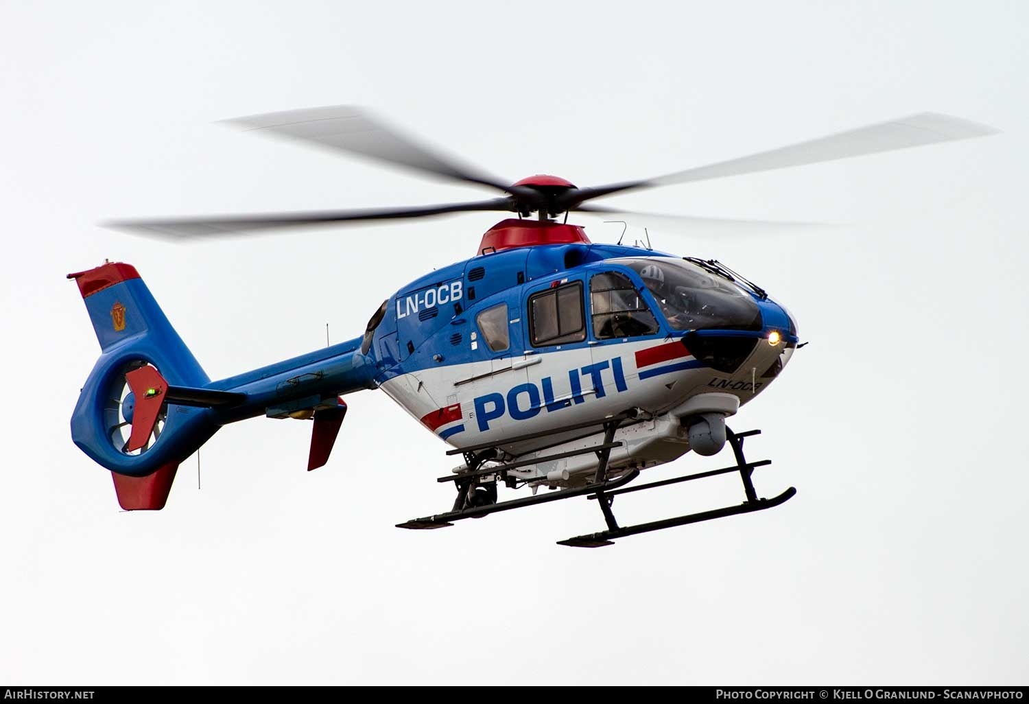Aircraft Photo of LN-OCB | Eurocopter EC-135T-2+ | Politi | AirHistory.net #362616