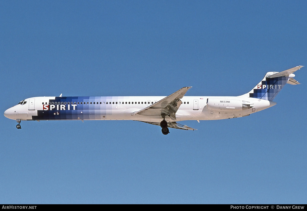 Aircraft Photo of N833NK | McDonnell Douglas MD-83 (DC-9-83) | Spirit Airlines | AirHistory.net #362625