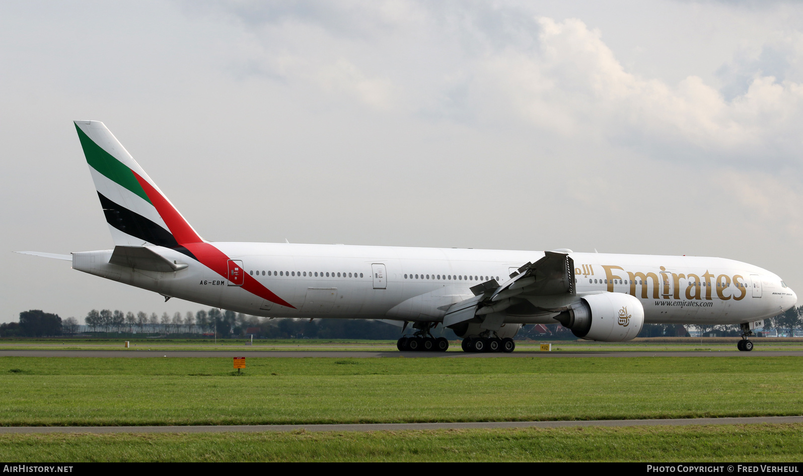 Aircraft Photo of A6-EBM | Boeing 777-31H/ER | Emirates | AirHistory.net #362645